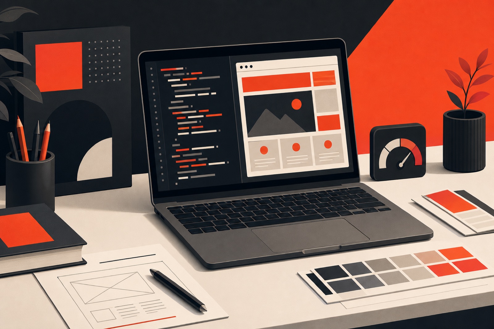 Browser performance trace and development workstation